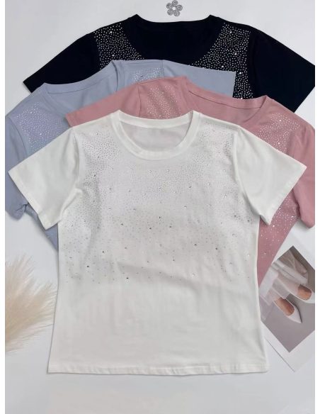 T-shirt à strass