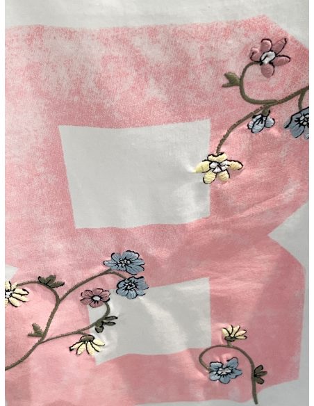 Maglietta corta floreale "18"