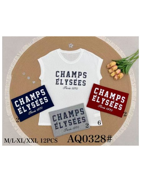 Camiseta sin mangas "champs élysées" paris 1970