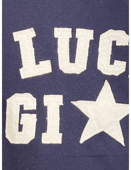 Camiseta bordada lucky girl estrella