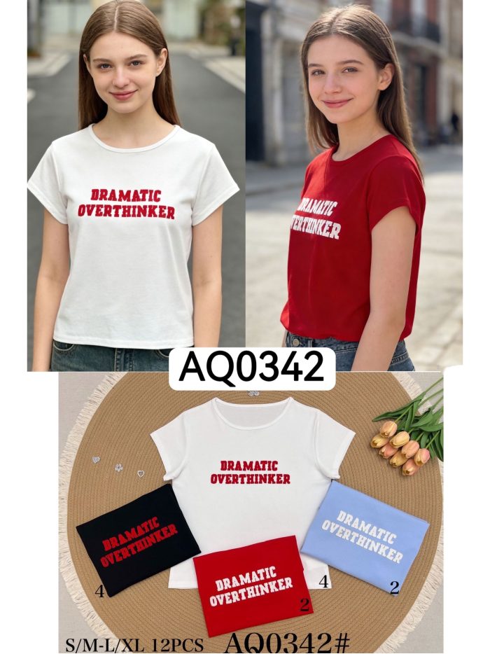 T-shirt brodé « Surréfléchissant »