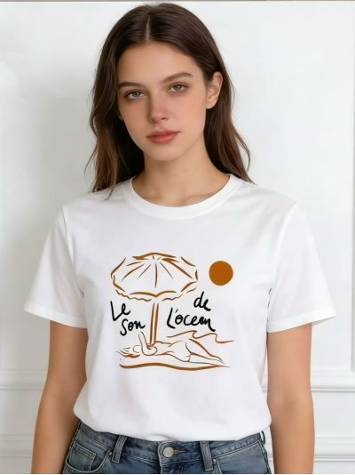 Ocean sound graphic t-shirt
