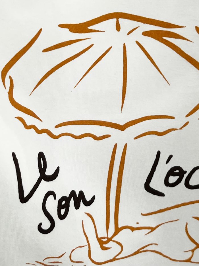 T-shirt stampata son l'océan