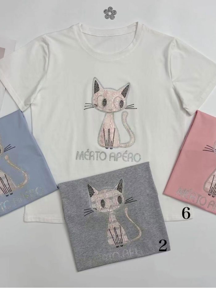 Camiseta gato pedrería
