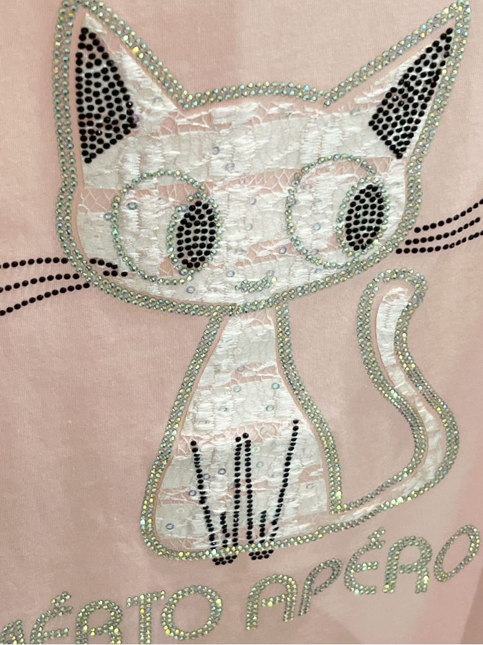 Camiseta gato pedrería