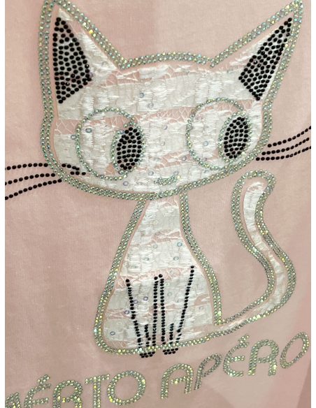 Camiseta gato pedrería