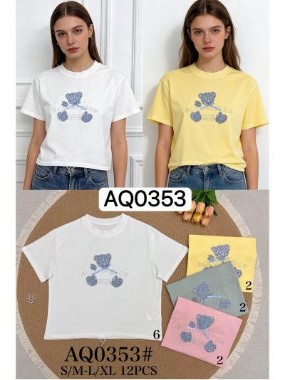 Camiseta osito pedrería 2