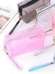 Neceser rectangular vinilo transparente