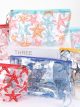 Neceser vinilo transparente estampado estrellas de mar
