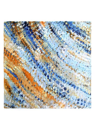Fular abstracto efecto seda