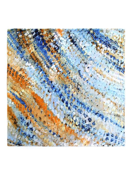 Fular abstracto efecto seda