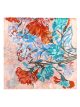 Fular floral efecto seda