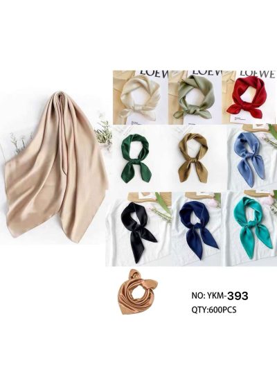 Pañuelo pequeño liso efecto seda 2