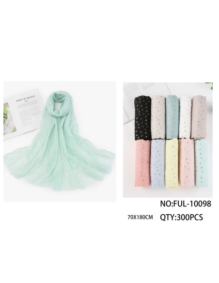 Fular ramitas doradas