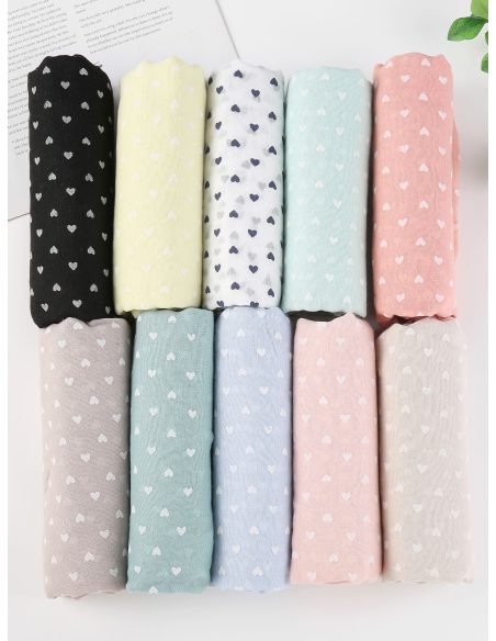 Fular mini corazones