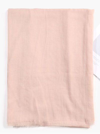 Fular liso extra ancho textura arrugada