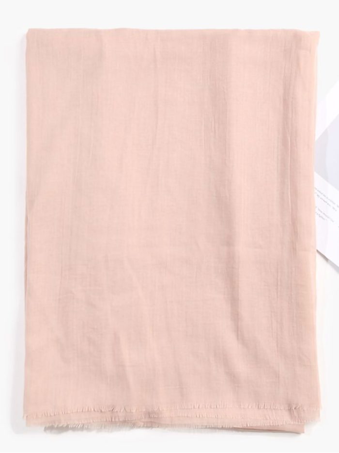 Fular liso extra ancho textura arrugada