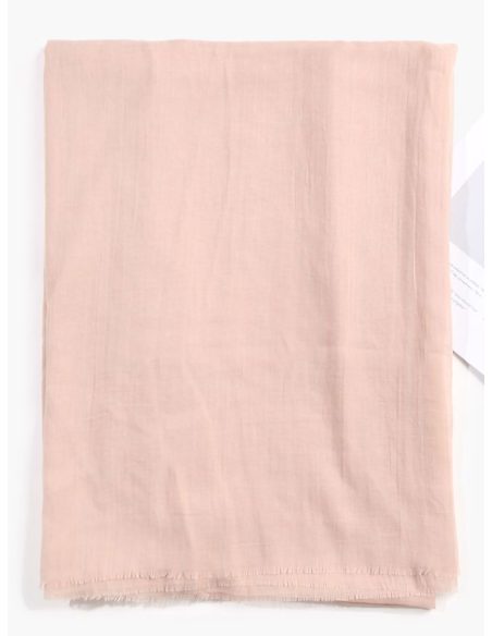 Fular liso extra ancho textura arrugada