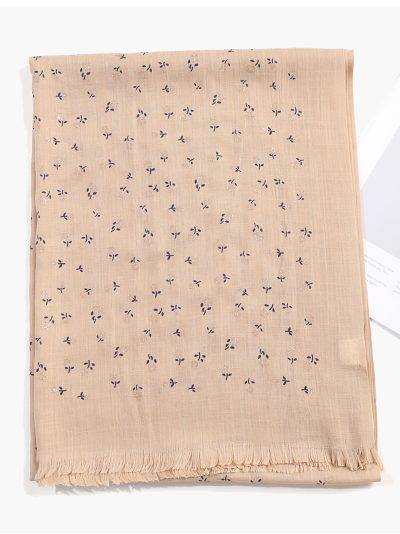 Lenço com estampa floral brilhante