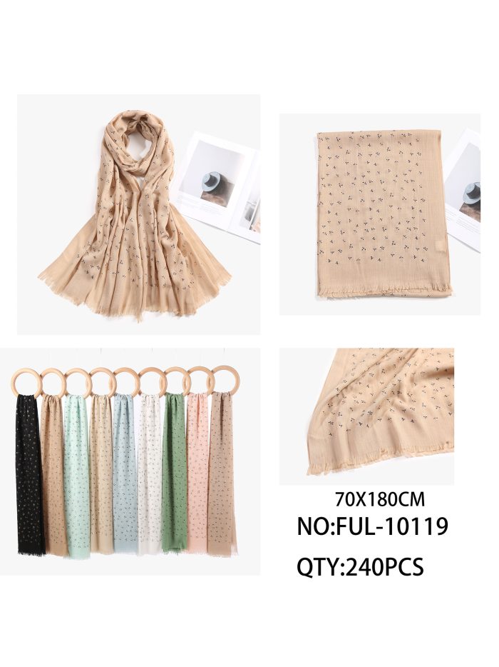 Lenço com estampa floral brilhante