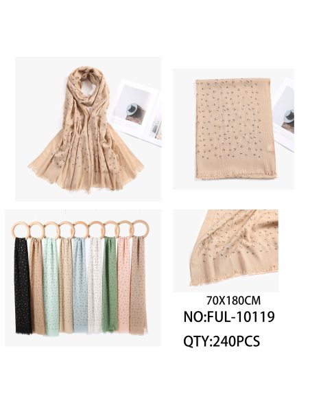 Lenço com estampa floral brilhante