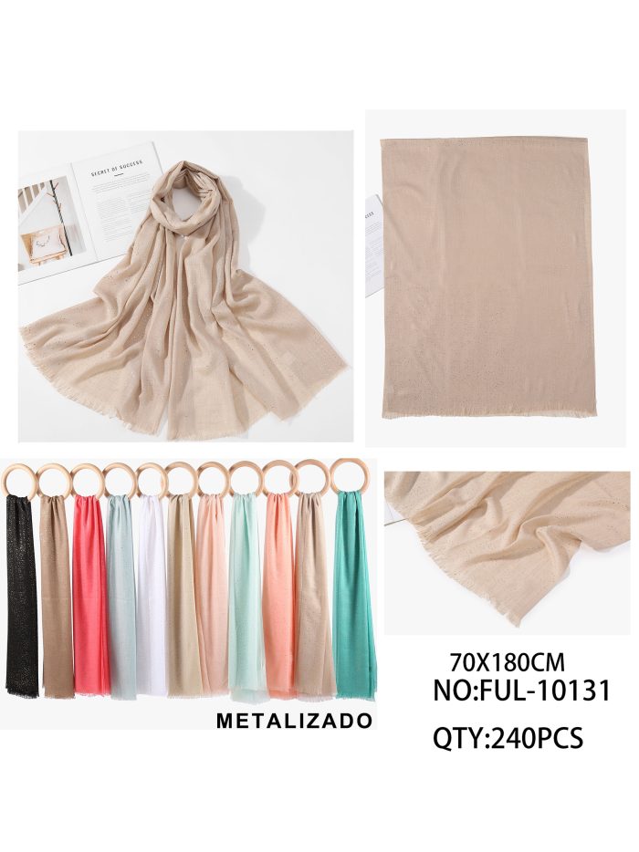 lenço liso e brilhante