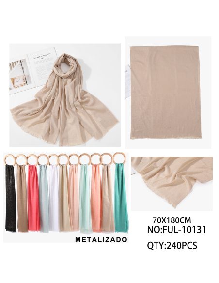 lenço liso e brilhante