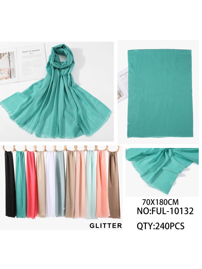 Fular liso brillo glitter