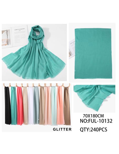 Fular liso brillo glitter