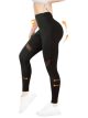 Legging deportivo tobillero con paneles de malla