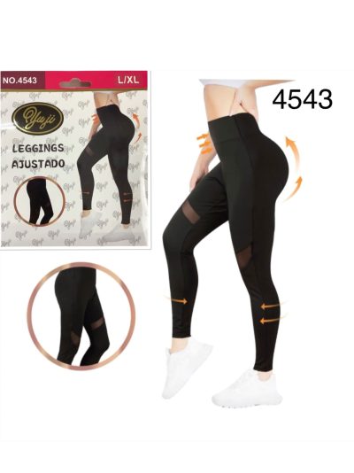 Legging deportivo tobillero con paneles de malla 2