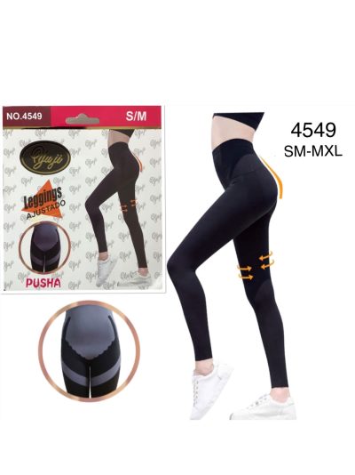 Legging tobillero push-up de tiro alto sin costura frontal 2