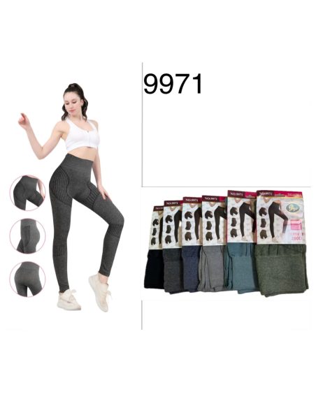 Yoga-Leggings mit formgebender Wirkung