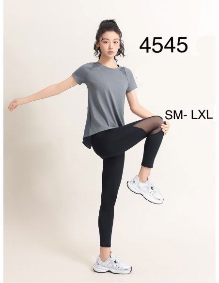 Legging deportivo panel de malla