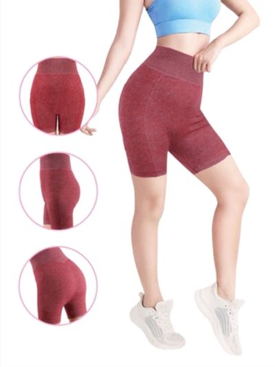 Short deportivo sin costura de yoga