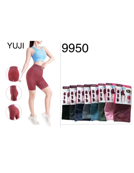 Short deportivo sin costura de yoga