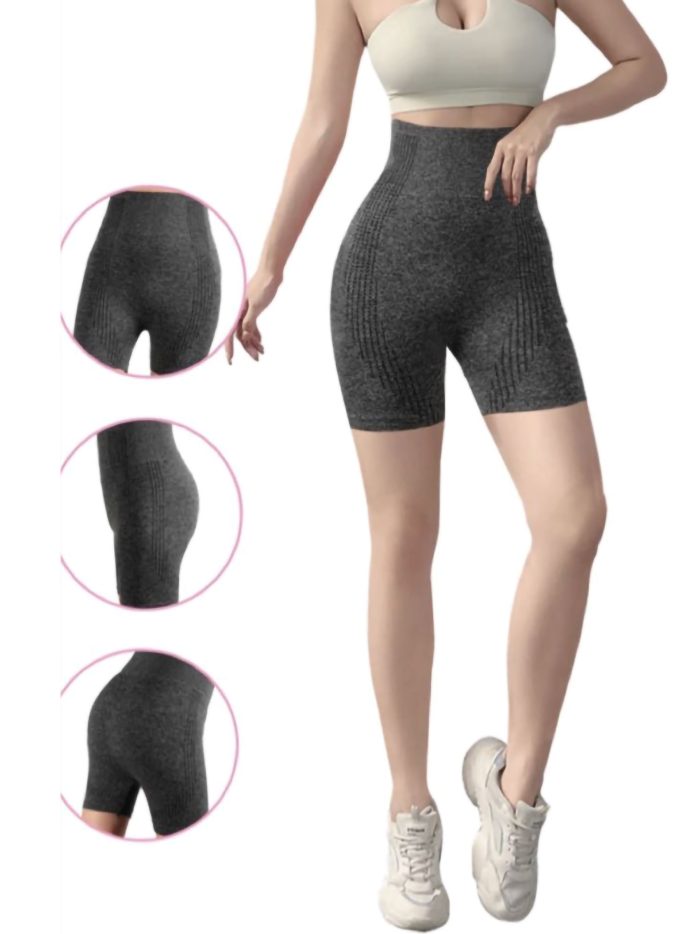 Short deportivo sin costura texturizado