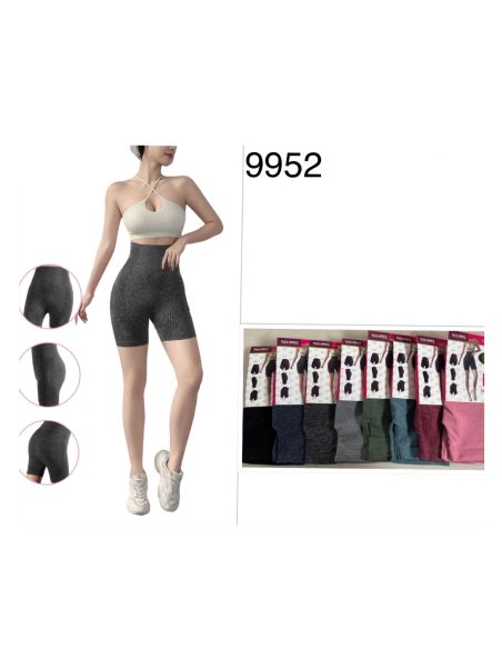 Short deportivo sin costura texturizado