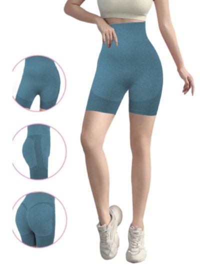 Short deportivo sin costura cintura alta