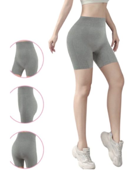 Short deportivo sin costura liso