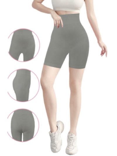 Short deportivo sin costura liso