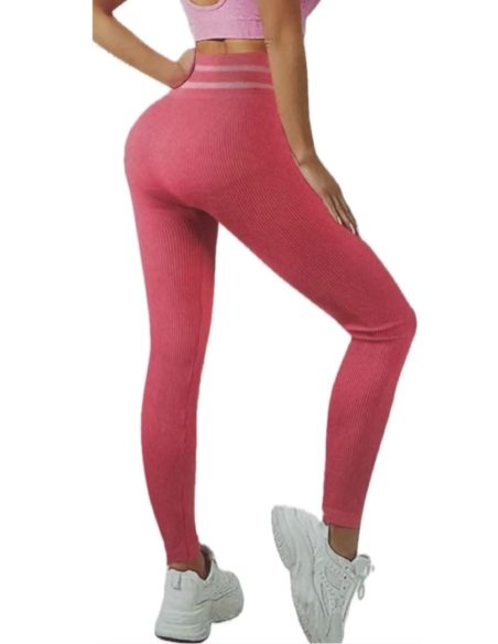 Legging sin costura detalle rayas