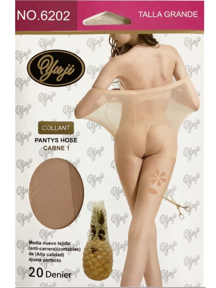 Panty 20 deniers anticarrera talla grande