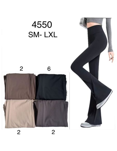 Pantalón legging campana moldeador push up