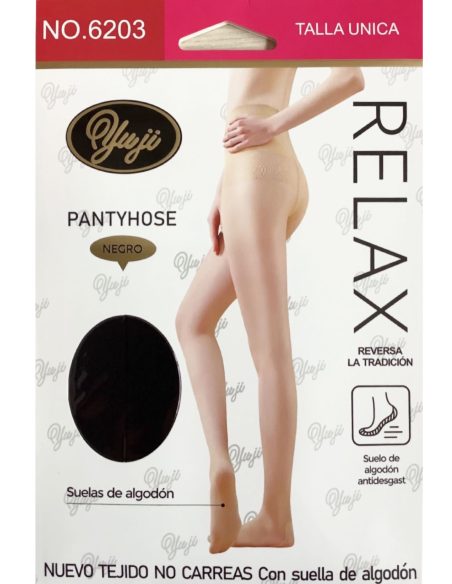 Collants 20 deniers indémaillables avec semelle en coton