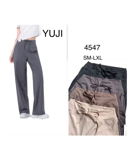 Pantalón deportivo recto con bolsillos