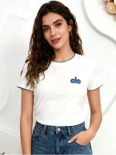 Camiseta ribete contraste