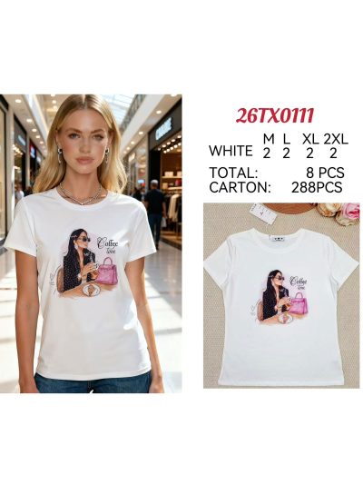 Camiseta estampada coffee time 2