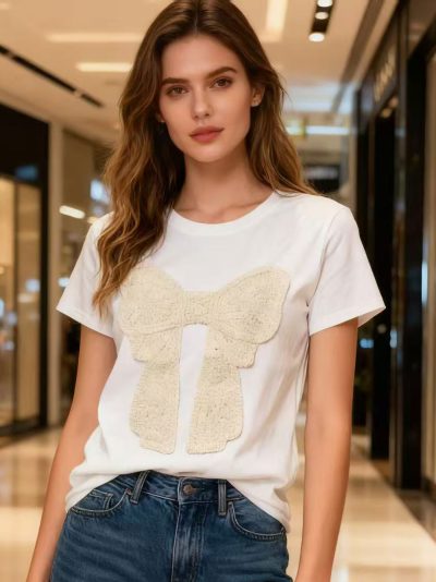 Camiseta lazo corchet