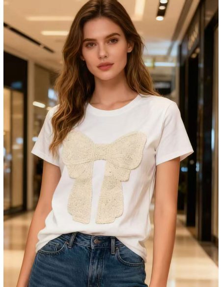Camiseta lazo corchet